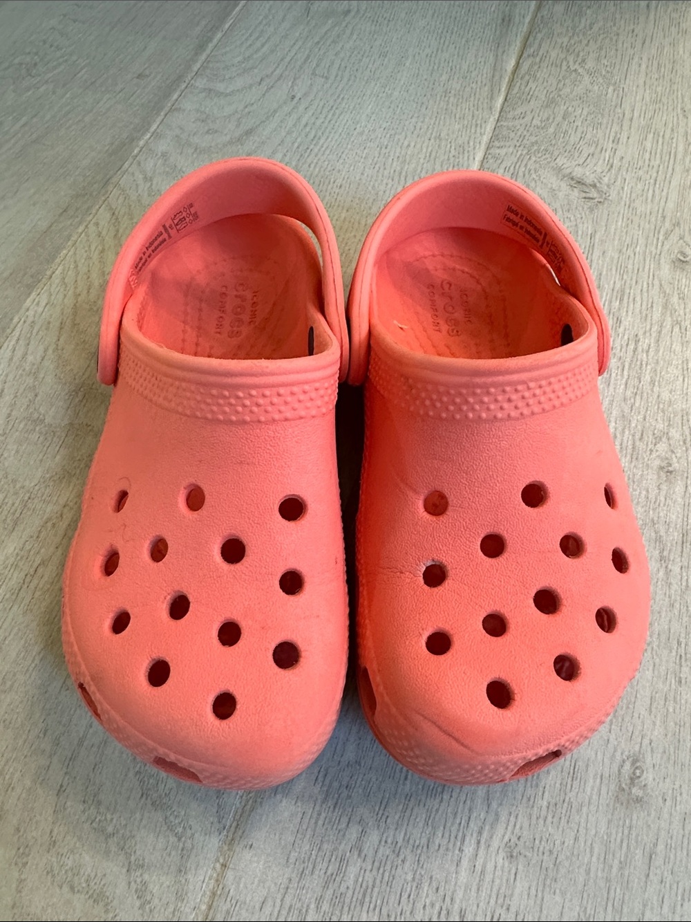 CROCS Kids Classic Clog in Coral